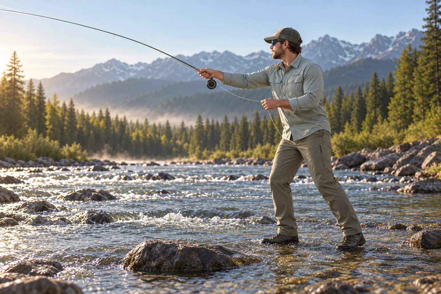 Fishing Apparel fabric performance detail