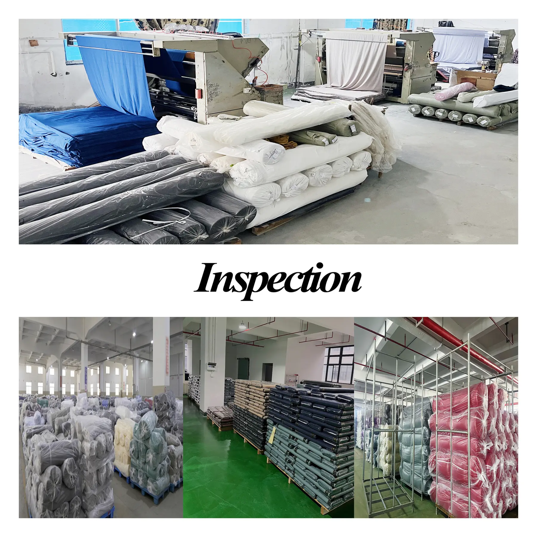 Fabric inspection and warehouse