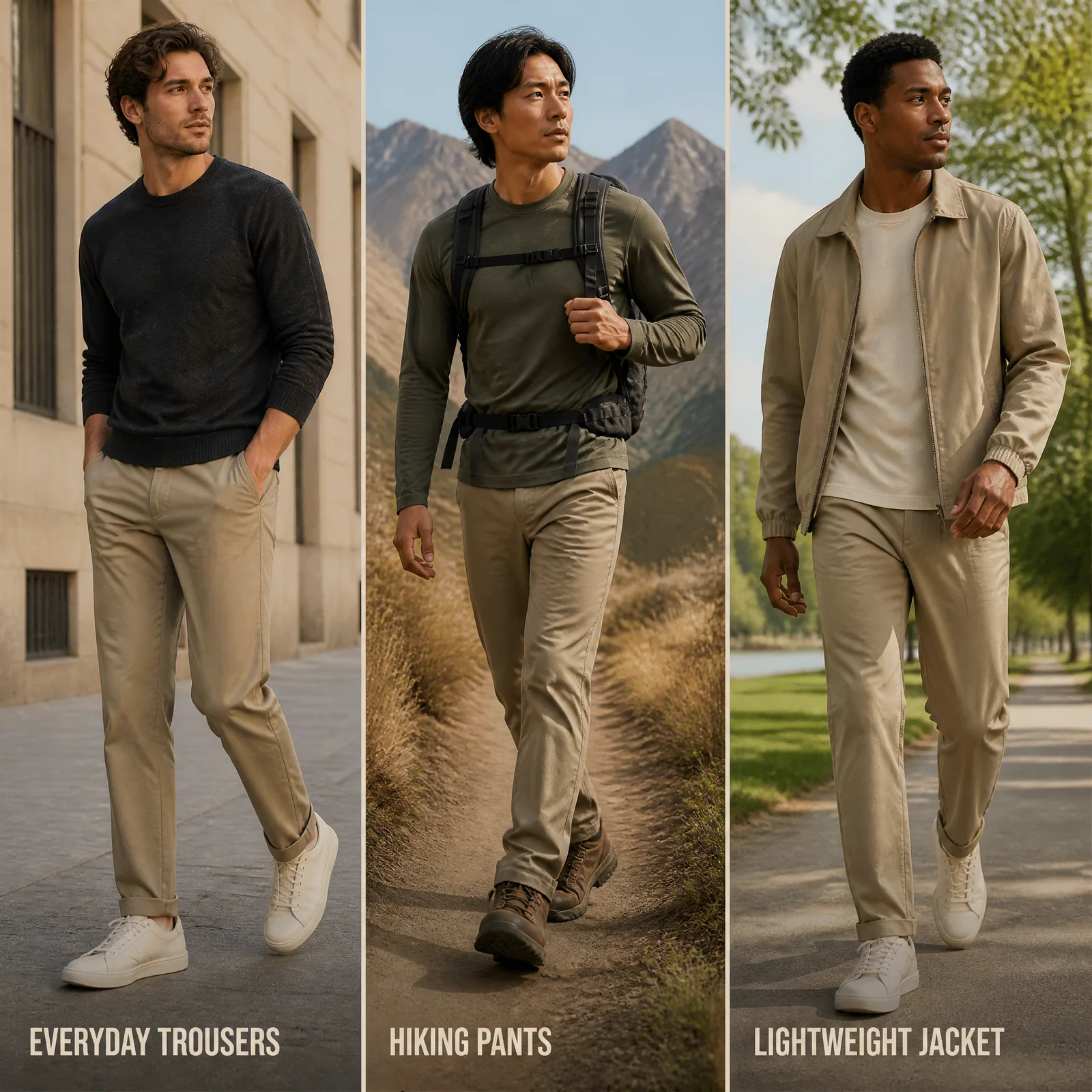 53# garment directions for everyday trousers, hiking pants and lightweight jackets