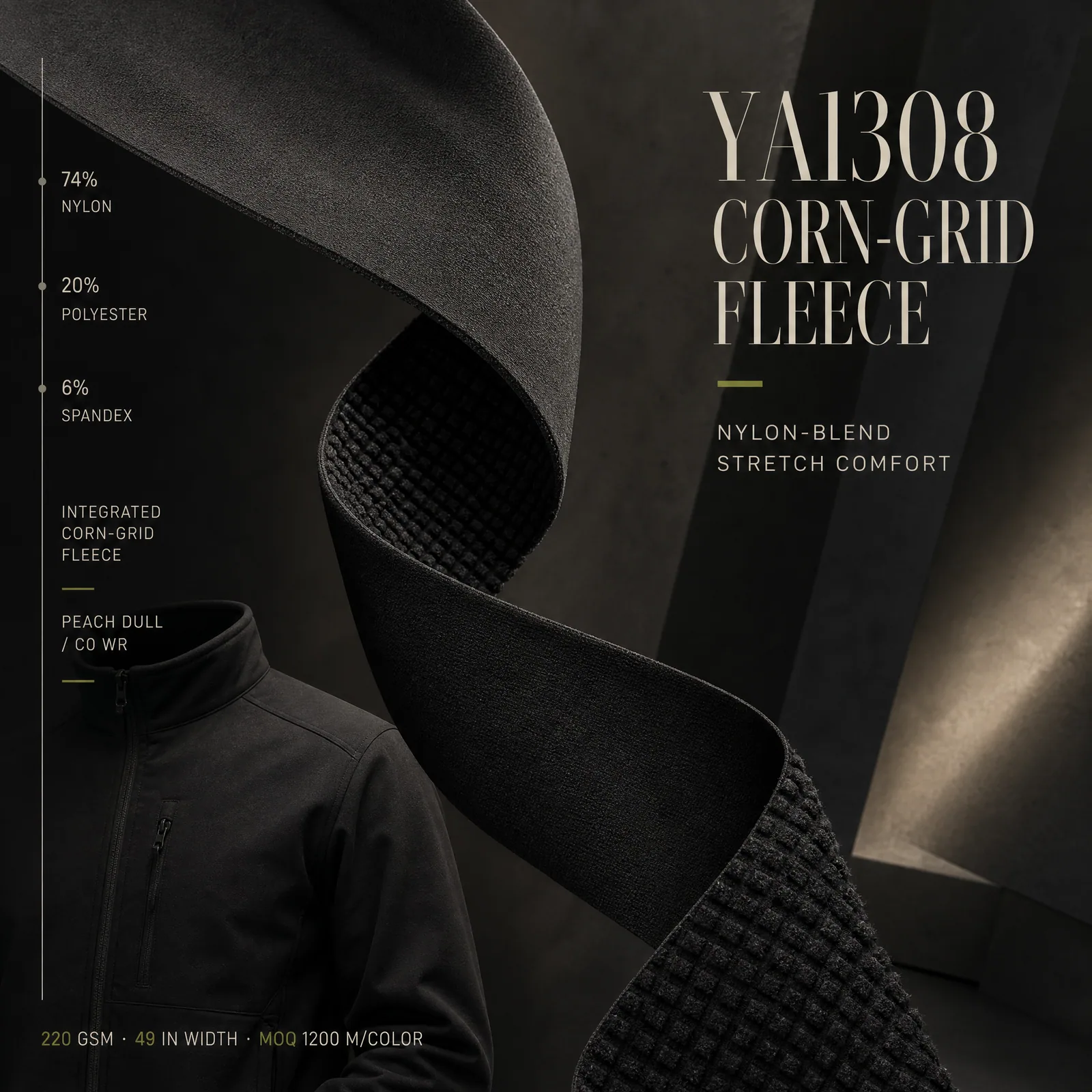 YA1308 Integrated Corn-Grid Fleece
