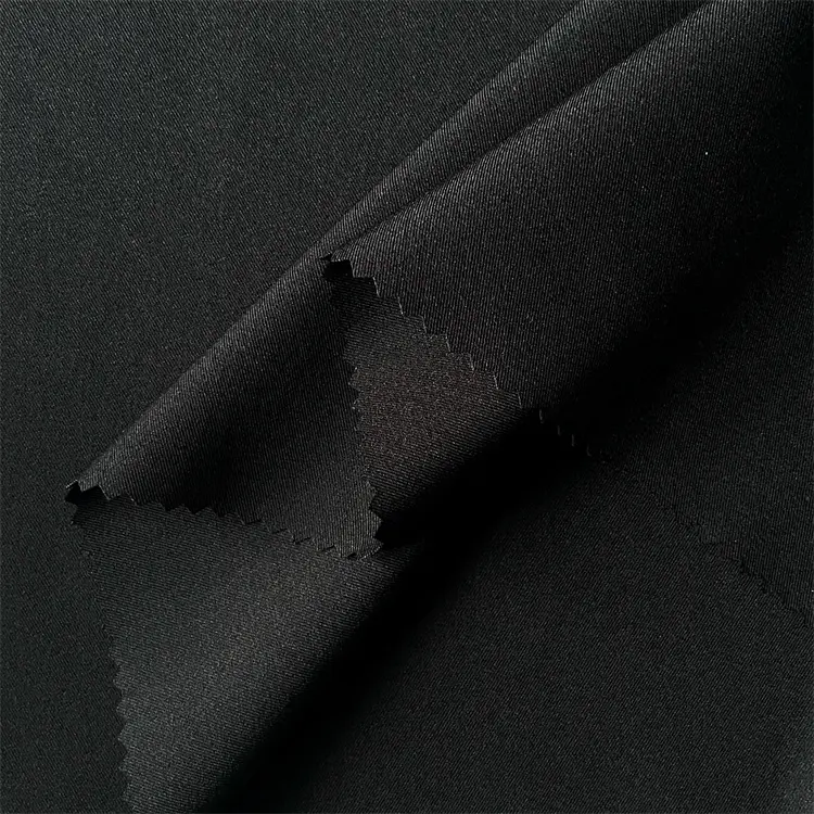 200 GSM Water-Resistant Polyester Stretch Woven Fabric detail