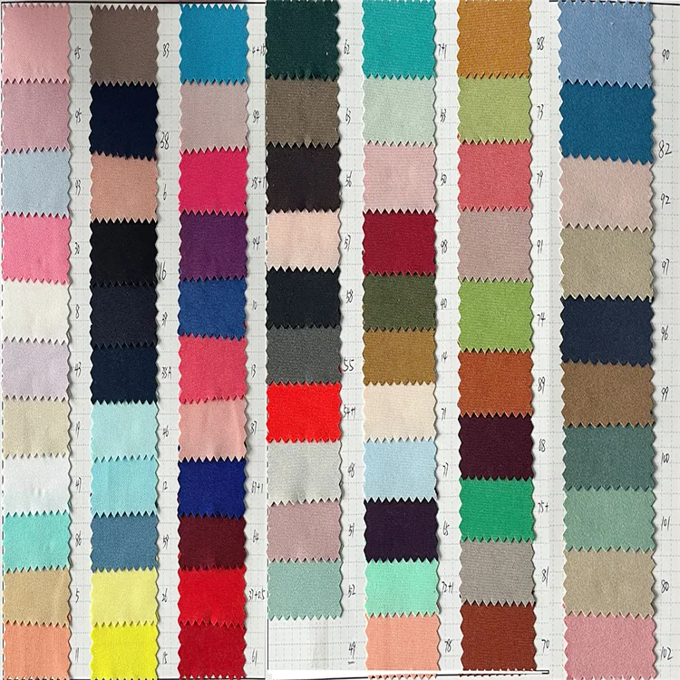 YA1598 supplied multicolor swatch card