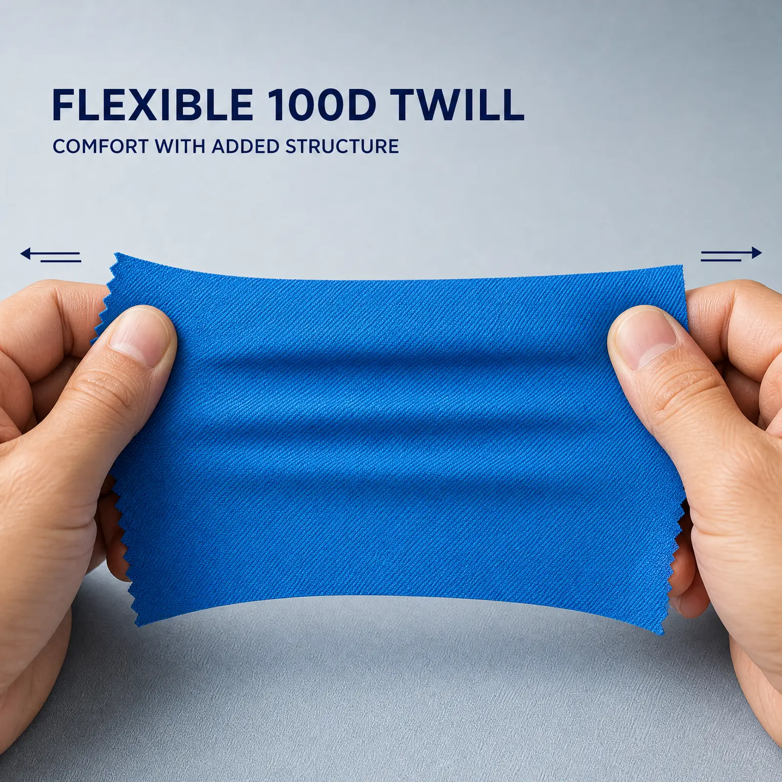 YA2143-1 100D twill stretch-level development visualization